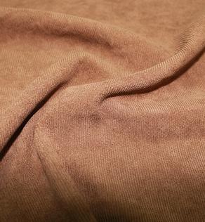 Мікровельвет колір коричневий | Textile Plaza