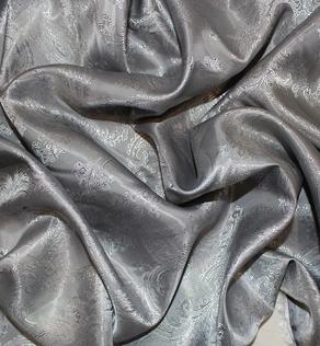 Підкладкова тканина жаккард турецька огірок колір сірий | Textile Plaza