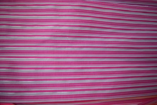 Рубашка полоска 2 бело-розовый | Textile Plaza