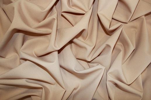 Костюмная ткань цвет песочно-бежевый | Textile Plaza