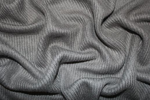 Трикотаж в'язка, колір сірий | Textile Plaza