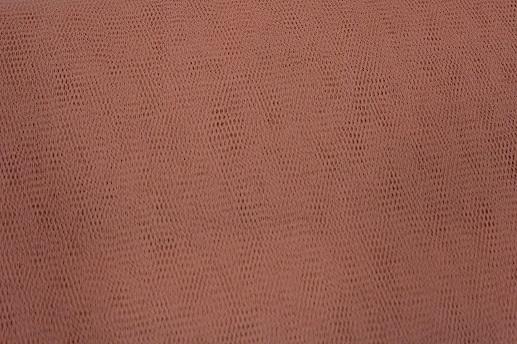 Фатин жесткий, персиковый | Textile Plaza