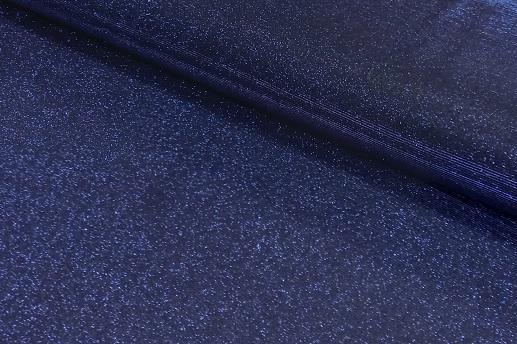Трикотаж люрекс темно-синий | Textile Plaza
