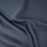 Креп-сатин костюмний Італія, чорно-синій | Textile Plaza
