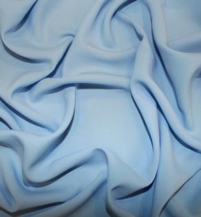 Тканина блузочно-плательная, колір небесно-блакитний | Textile Plaza