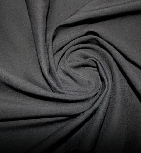 Костюмна тканина, колір чорний | Textile Plaza