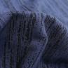 Трикотаж Італія синій з чорними смугами | Textile Plaza