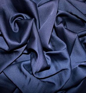 Шелк ARMANI цвет темно-синий | Textile Plaza