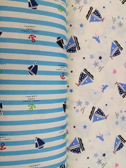 Тканина для дитячої постільної білизни, морська тематика | Textile Plaza