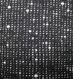 Шерсть пальтовая (Чернигов) черная с белыми вкраплениями | Textile Plaza