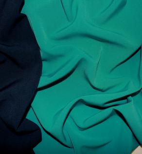 Костюмна тканина Барби двухстороняя колір бірюзовий | Textile Plaza