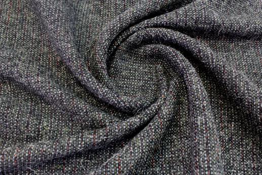 Пальтова тканина, сіра з вкрапленнями | Textile Plaza