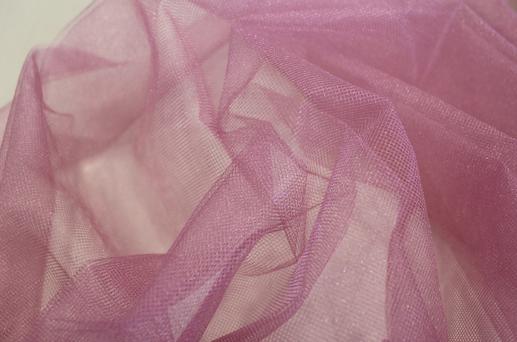 Фатин перламутр колір попелясто-рожевий | Textile Plaza