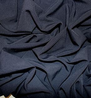 Костюмная ткань цвет темно-синий | Textile Plaza