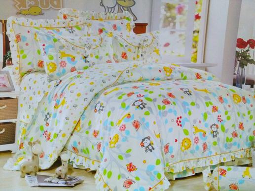 Ткань для детского постельного белья, принт сафари | Textile Plaza
