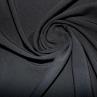 Креп-сатин стрейч, черный | Textile Plaza