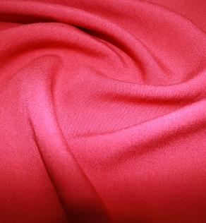 Льон віскозний однотонний червоний | Textile Plaza