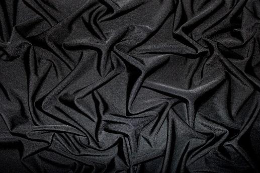 Трикотаж микромасло, цвет черный | Textile Plaza