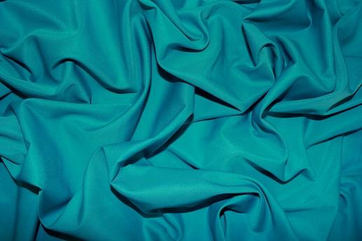 Костюмна тканина Меморі колір бірюзовий | Textile Plaza