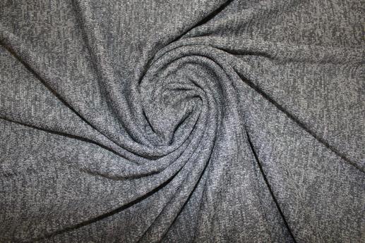 Трикотаж меланж з люрексом, колір сірий | Textile Plaza