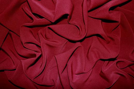 Костюмная ткань Барби цвет марсала | Textile Plaza