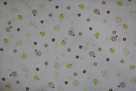 Тканина для дитячої постільної білизни, квіточки (компаньон) | Textile Plaza