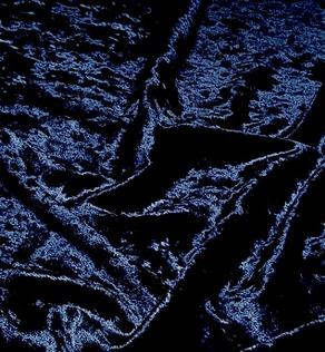 Велюр креш, цвет т. синий | Textile Plaza