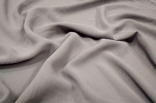 Костюмная ткань Американский Креп Жатка, фиолетово-серый | Textile Plaza