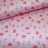 Сатин для постельного белья, мишки на розовом фоне | Textile Plaza