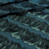 Органза вышивка с бахромой, цвет темно-синий | Textile Plaza