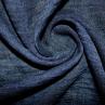 Лен Италия темно-синий (джинсовая структура)  | Textile Plaza