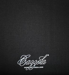 Костюмна тканина однотонна (Італія) колір чорний | Textile Plaza
