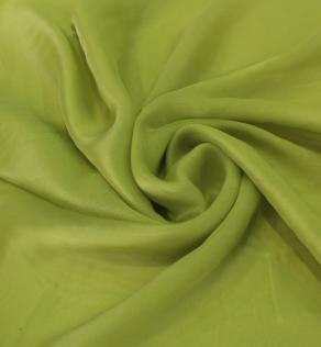 Шелк-шифон Alma Moda зелено-желтый (лаймовый) | Textile Plaza