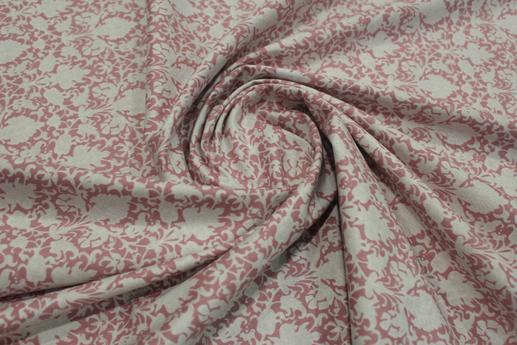 Тканина для постільної білизни, візерунки на рожевому | Textile Plaza