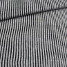 Трикотаж резинка, черно-серая | Textile Plaza