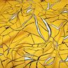 Льон абстракція на жовтому | Textile Plaza