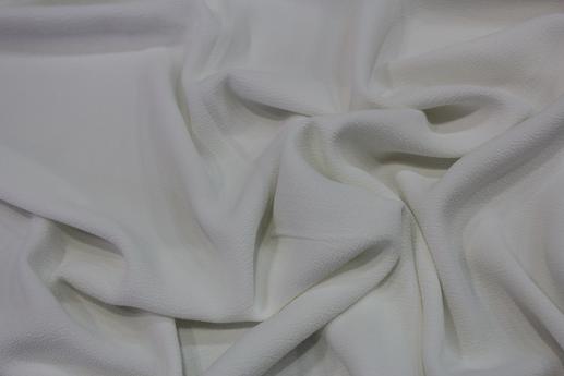 Креп-шифон, цвет белый | Textile Plaza