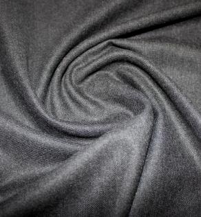 Костюмна вовна, колір темно-сірий | Textile Plaza