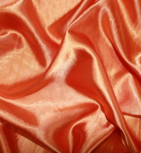 Стрейч атлас, цвет оранжевый | Textile Plaza