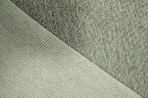 Трикотаж двунитка, светло-серый | Textile Plaza