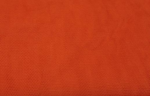 Фатин жесткий, насыщенный оранжевий | Textile Plaza
