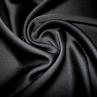 Костюмная ткань сатин, черная | Textile Plaza