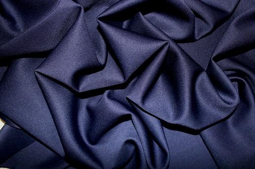 Трикотаж дайвинг цвет темно-синий | Textile Plaza