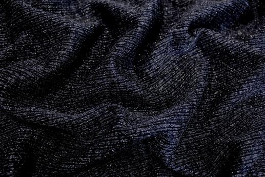 Трикотаж меланж люрекс серо-черный | Textile Plaza