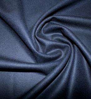 Вовна костюмна, темно-синя | Textile Plaza