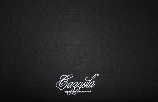 Костюмная ткань однотонная (Италия) цвет черный | Textile Plaza
