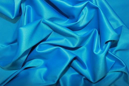  Коттон-атлас насичений блакитний | Textile Plaza