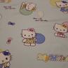 Ткань для постельного белья, Hello Kitty, бантики, кружочки | Textile Plaza