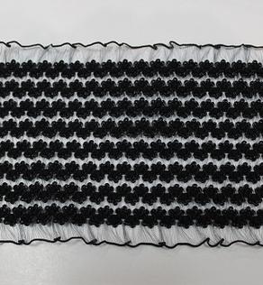 Резинка сетка черная 9 см | Textile Plaza