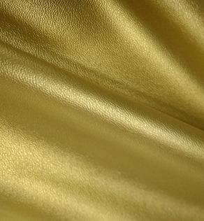 Екошкіра перламутр однотонна, золото | Textile Plaza